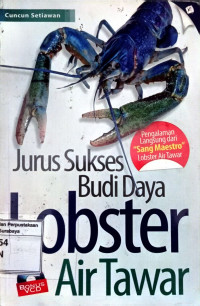 Image of Jurus Sukses Budi Daya Lobster Air Tawar